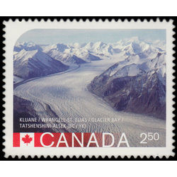 canada stamp 2849 kluane wrangell st elias glacier bay bc yk 2 50 2015