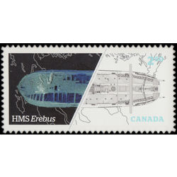 canada stamp 2856 hms erebus 2 50 2015