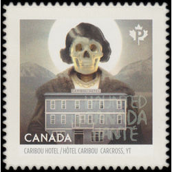 canada stamp 2865 ghost of caribout hotel carcross yt 2015