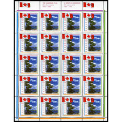 canada stamp 1546 flag with scene of lake 43 1995 m pane bl