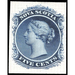 nova scotia stamp 10p queen victoria mint very fine 5 1860  3