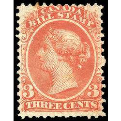 canada revenue stamp fb20 second bill issue 3 1865