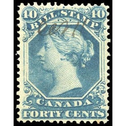 canada revenue stamp fb31 second bill issue 40 1865
