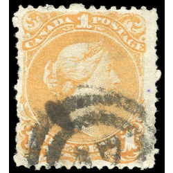 canada stamp 23 queen victoria used fine 1 1869  2