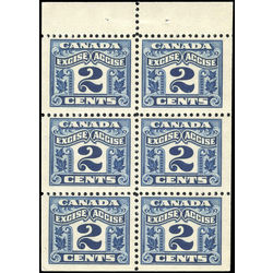 canada revenue stamp fx36a two leaf excise tax 1915