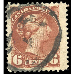 canada stamp 43 queen victoria used very fine 6 1888