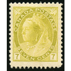 canada stamp 81 queen victoria mint very fine 7 1902