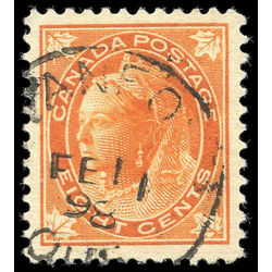 canada stamp 72ii queen victoria 8 1897