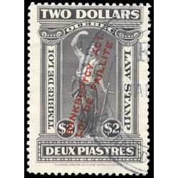 canada revenue stamp ql95 overprints on law stamps 2 1923