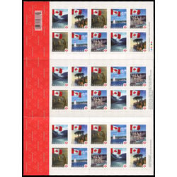 canada stamp bk booklets bk342a permanent booklets flags 2007