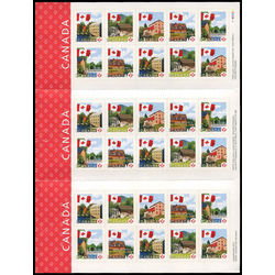 canada stamp bk booklets bk418 flag over mills 2010