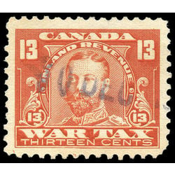 canada revenue stamp fwt14 george v war tax 13 1915