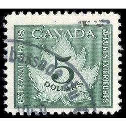 canada revenue stamp fcf5 consular fee 5 1949
