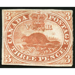 canada stamp 4 beaver 3d 1852 m f 007