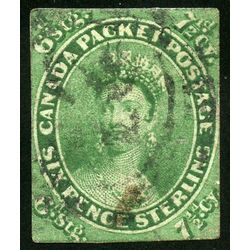 canada stamp 9a queen victoria 7 d 1857 u vg 002