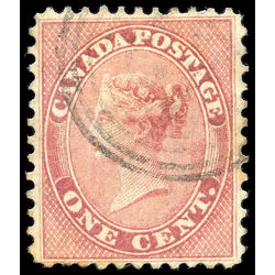 canada stamp 14ii queen victoria 1 1859 u vf 001