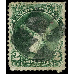 canada stamp 24v queen victoria 2 1868 u vg 001