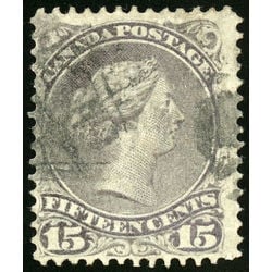 canada stamp 29iii queen victoria 15 1868