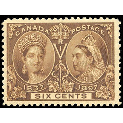 canada stamp 55 queen victoria diamond jubilee 6 1897 M VFNH 001