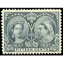 canada stamp 58 queen victoria diamond jubilee 15 1897 M VFNH 001