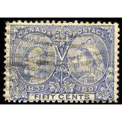canada stamp 60ii queen victoria diamond jubilee 50 1897 U DEF 002