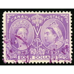 canada stamp 64 queen victoria diamond jubilee 4 1897 U VF 001