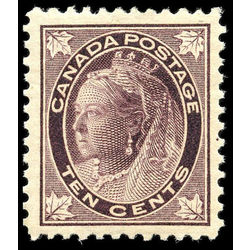 canada stamp 73 queen victoria 10 1897 m vfnh 001