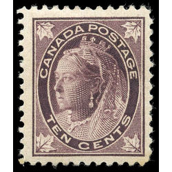 canada stamp 73 queen victoria 10 1897 m vf 002