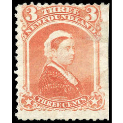 newfoundland stamp 33 queen victoria 3 1870 m f 001