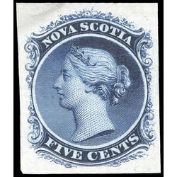 nova scotia stamp 10p queen victoria 5 1860