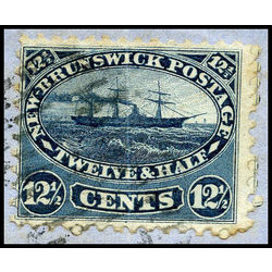 new brunswick stamp 10 steamship 12 1860 u f 001