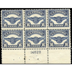 us stamp c air mail c5 emblem of air service 16 1923 pb 001