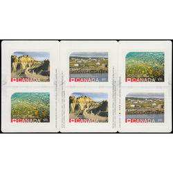 canada stamp bk booklets bk628 unesco world heritage sites in canada 2015