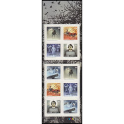 canada stamp bk booklets bk630 haunted canada 2 2015