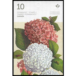 canada stamp bk booklets bk643 hydrangeas 2016