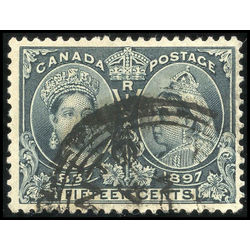 canada stamp 58 queen victoria diamond jubilee 15 1897 U VF 003