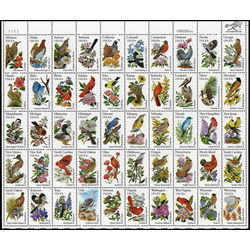 united states complete sheet us 2002c complete sheet of 50 state birds flowers