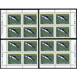 canada stamp 1176a harbour porpoise perf 13 1 63 1990 PB SET VFNH 001