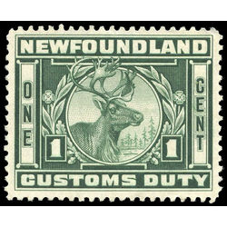 canada revenue stamp nfc4 revenue caribou 1 1938