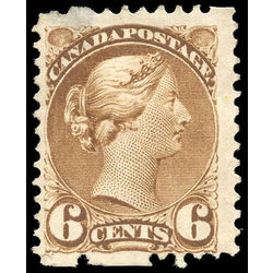canada stamp 39b queen victoria 6 1872 m fng 001