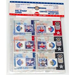 nhl all stars stamp cards third issue