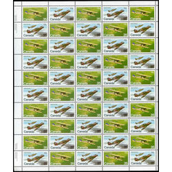 canada stamp 876a military aircraft 1980 m pane
