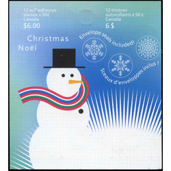 canada stamp bk booklets bk313a snowman 2005