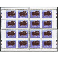 canada stamp 1174i musk ox 59 1989 PB SET VFNH 001