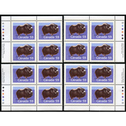 canada stamp 1174i musk ox 59 1989 pb set vfnh 001