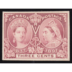 canada stamp 53 tcdp jubilee trial color die proof 1897 3