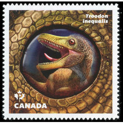 canada stamp 2924i troodon inequalis from ab 2016