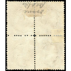 us stamp postage issues 209b jefferson 10 1881 block used 001