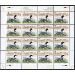 canada stamp 1687 loon 1 1998 m pane