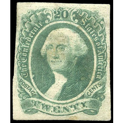 us stamp postage issues conf 13 george washington confederate 20 1863